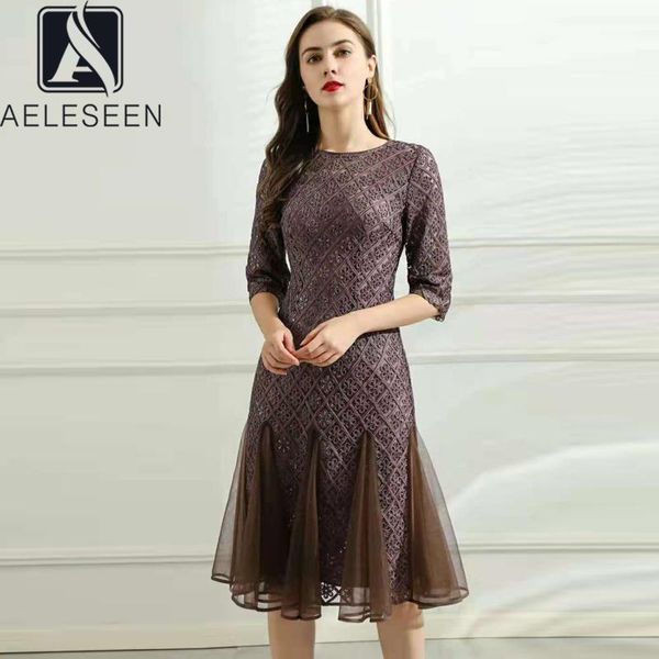 casual dresses aeleseen runway fashion women embroidery dress 3/4 sleeve 3d sequined ruffles elegant long office ladies, Black;gray
casual dresses aeleseen runway fashion women embroidery dress 3/4 sleeve 3d sequined ruffles elegant long office ladies, Black;gray