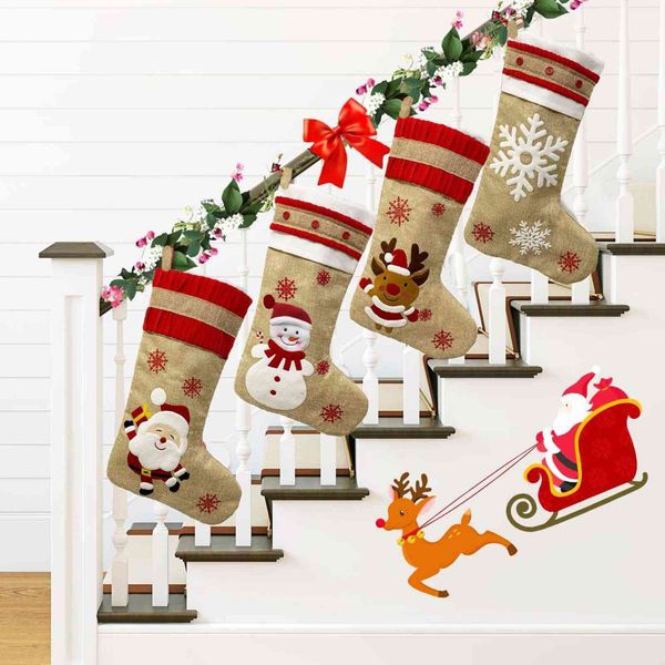 2022 new decorations linen embroidered christmas socks gift bag decorative pendant
2022 new decorations linen embroidered christmas socks gift bag decorative pendant