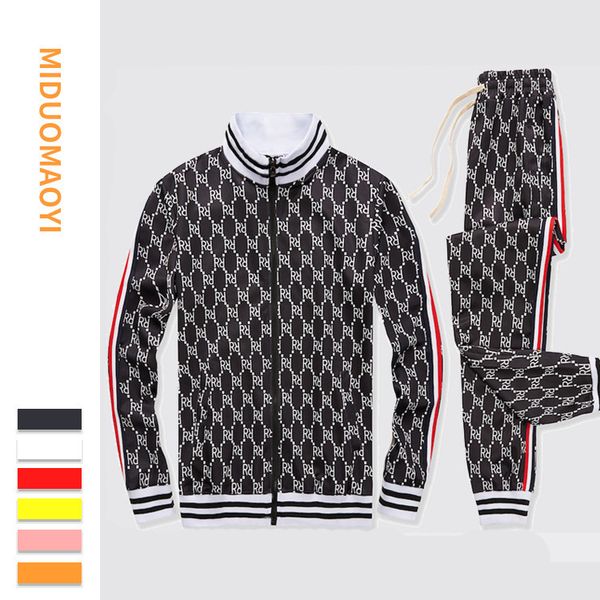 tracksuits fashion movement 2021 spring and autumn men's leisure suit with the same hsome matching sports zipper, Gray
tracksuits fashion movement 2021 spring and autumn men's leisure suit with the same hsome matching sports zipper, Gray