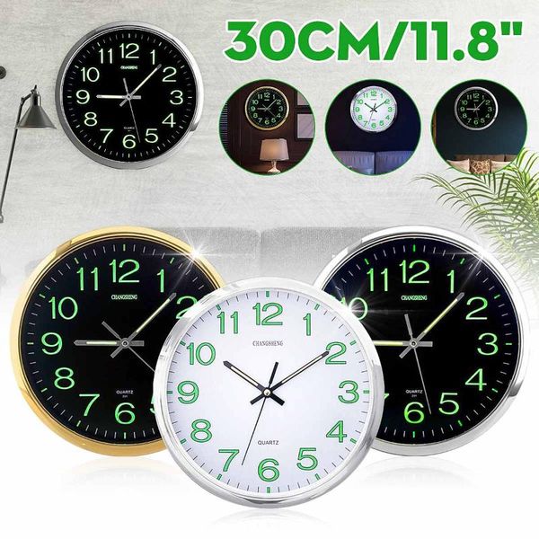 inch modern wall clock round silent luminous design metal quartz clocks for living room bedroom home decor
inch modern wall clock round silent luminous design metal quartz clocks for living room bedroom home decor