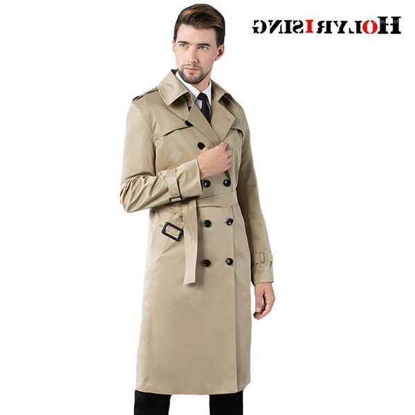 men's trench coats men coat turn collar double button hombre larga long slim windbreaker british style clothes 18935-5, Tan;black
men's trench coats men coat turn collar double button hombre larga long slim windbreaker british style clothes 18935-5, Tan;black