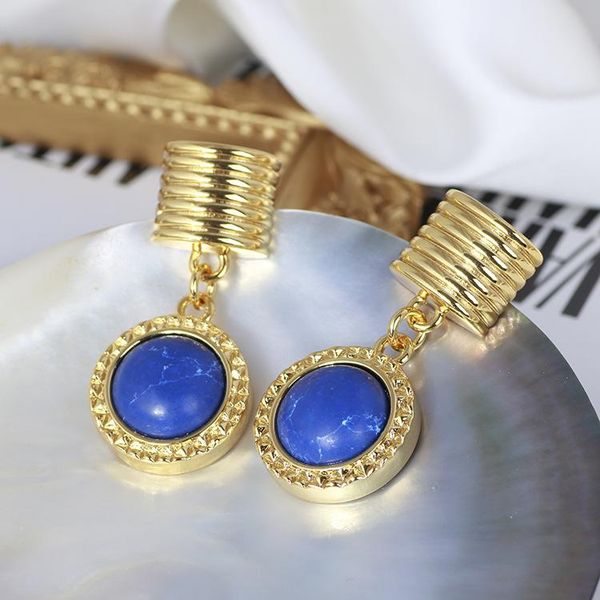 dangle & chandelier european and american tide brand jewelry wholesale metal thread cylinder inlaid cloud stone earrings ear clip, Silver 
dangle & chandelier european and american tide brand jewelry wholesale metal thread cylinder inlaid cloud stone earrings ear clip, Silver