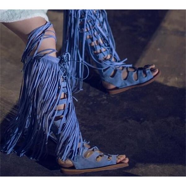 boots women knee in cane high blue suede leather ladies frilly summer boots flat women's fashion shoes mabp, Black
boots women knee in cane high blue suede leather ladies frilly summer boots flat women's fashion shoes mabp, Black