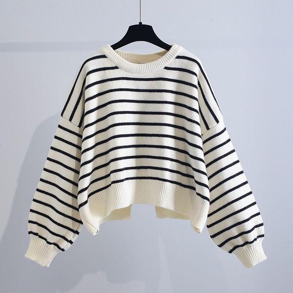 women's sweaters ebaihui sweater striped o-neck pullover harajuku knitted vintage jumper cropped winter clothes fashion knitwear, White;black
women's sweaters ebaihui sweater striped o-neck pullover harajuku knitted vintage jumper cropped winter clothes fashion knitwear, White;black