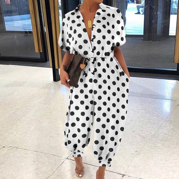 women leopard print jumpsuit retro summer short sleeve lace-up playsuit overalls casual button v-neck pocket romper bodysuit 5xl, Black;white
women leopard print jumpsuit retro summer short sleeve lace-up playsuit overalls casual button v-neck pocket romper bodysuit 5xl, Black;white