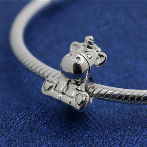 925 sterling silver bruno the unicorn bead fits european pandora style jewelry charm jewelry bracelets7703570, Black
925 sterling silver bruno the unicorn bead fits european pandora style jewelry charm jewelry bracelets7703570, Black