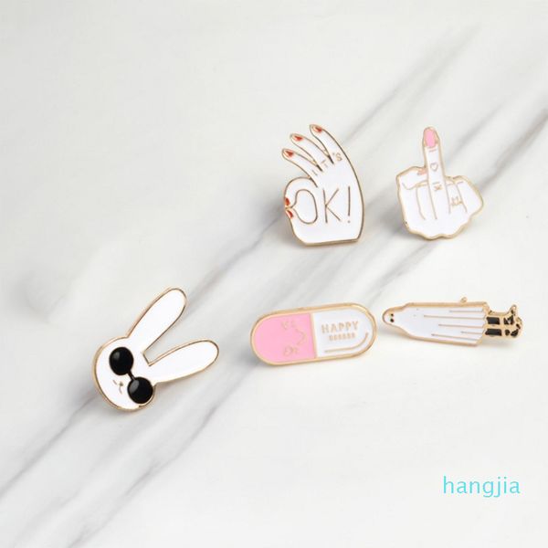 creative brooch capsule rabbit brain ok hand gesture middle finger mask cartoon brooch for woman and man, Gray
creative brooch capsule rabbit brain ok hand gesture middle finger mask cartoon brooch for woman and man, Gray