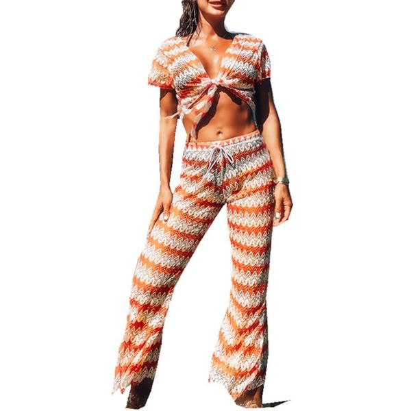 beachwear trouser and short sleeve beach dresses with tunic striped pink blue wrap 2021 summer fashion wear bikini coverups women's swi, White;black
beachwear trouser and short sleeve beach dresses with tunic striped pink blue wrap 2021 summer fashion wear bikini coverups women's swi, White;black