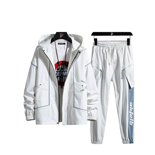 hip-hop suit male set track suits spring autumn 2pcs hooded jacket+pants tracksuit streetwear jogging clothing men's tracksuits, Gray
hip-hop suit male set track suits spring autumn 2pcs hooded jacket+pants tracksuit streetwear jogging clothing men's tracksuits, Gray