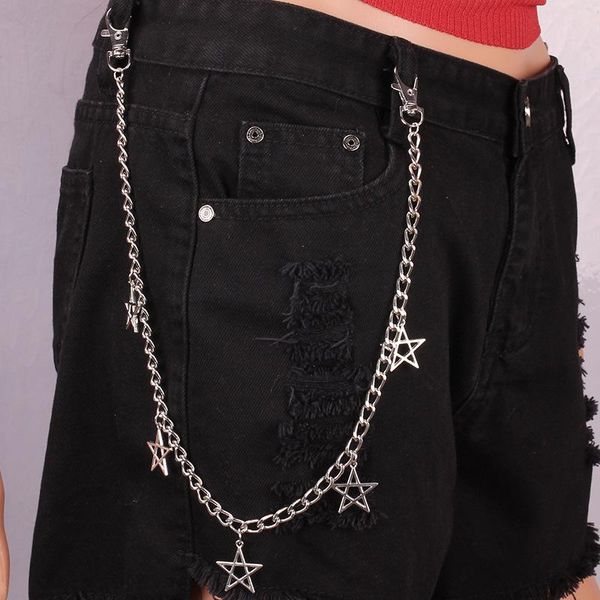 keychains punk hip hop metal pants waist chain for men women moon star pendant keychain trouser jeans belt rock jewelry gift, Silver
keychains punk hip hop metal pants waist chain for men women moon star pendant keychain trouser jeans belt rock jewelry gift, Silver