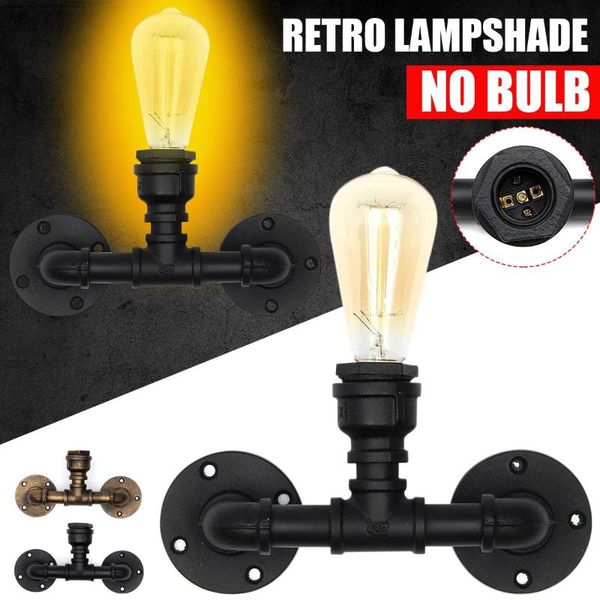 wall lamp e27 vintage water pipe faucet shape steam punk loft industrial iron rust retro home bar decor lighting fixture
wall lamp e27 vintage water pipe faucet shape steam punk loft industrial iron rust retro home bar decor lighting fixture