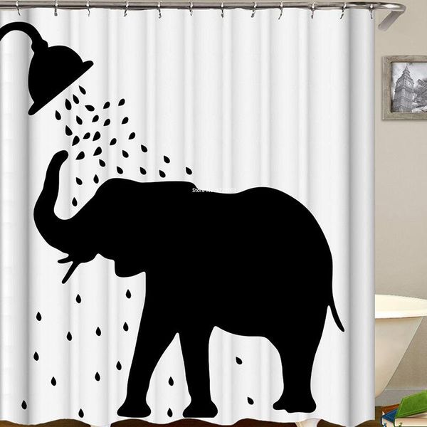 shower curtains simple black and white shadow animal print bathroom partition curtain polyester waterproof mildew proof
shower curtains simple black and white shadow animal print bathroom partition curtain polyester waterproof mildew proof