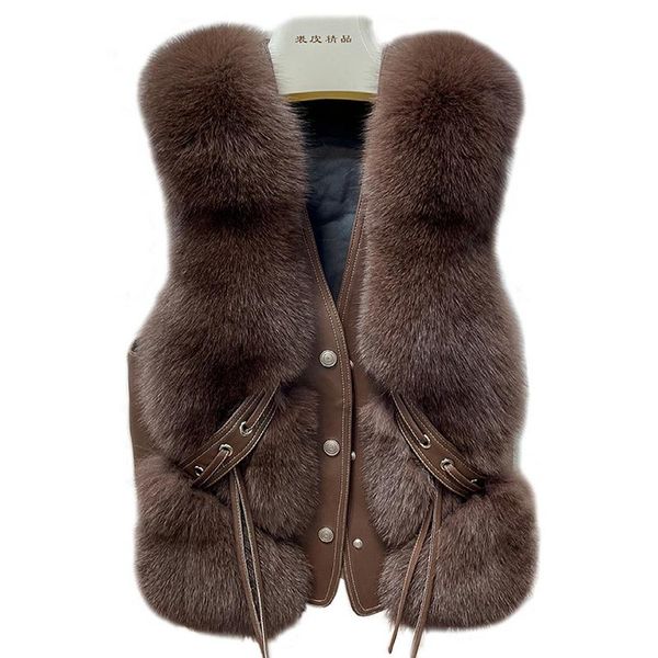women's fur & faux import the whole skin waistcoat tassel brief paragraph female vest tank 2021 coat in winter, Black
women's fur & faux import the whole skin waistcoat tassel brief paragraph female vest tank 2021 coat in winter, Black