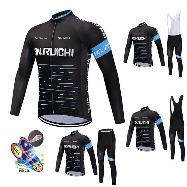 racing sets 2021 an.ruichi jersey breathable men's long-sleeved mountain bike wear bicycle autumn bicicleta cycling bib, Black;blue
racing sets 2021 an.ruichi jersey breathable men's long-sleeved mountain bike wear bicycle autumn bicicleta cycling bib, Black;blue