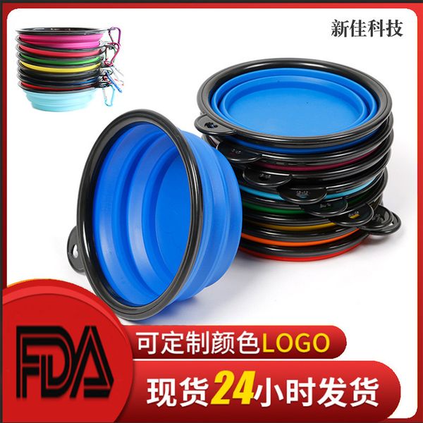 portable feeder pet folding bowl dog basin inking water sile dog bowl products
portable feeder pet folding bowl dog basin inking water sile dog bowl products