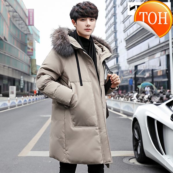 anszktn new arrivals men'sloose coat winter jacket hooded duck down male windproof parka thick warm over, Black
anszktn new arrivals men'sloose coat winter jacket hooded duck down male windproof parka thick warm over, Black