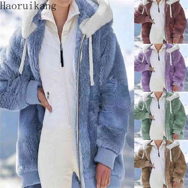 women winter thick warm teddy coat solid long sleeve fluffy hairy fake fur jackets outwear female plus size zipper overcoat 210914, Black;brown
women winter thick warm teddy coat solid long sleeve fluffy hairy fake fur jackets outwear female plus size zipper overcoat 210914, Black;brown