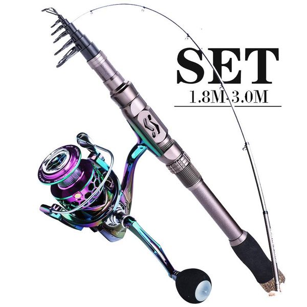 sougayilang 1.8-3.0m fishing rod and reel combo metal carbon fiber 13+1bb tackle 
sougayilang 1.8-3.0m fishing rod and reel combo metal carbon fiber 13+1bb tackle