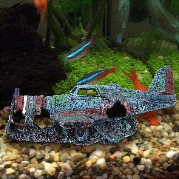 decorations resin aquarium ornaments fighter aircraft wreckage fish and shrimp escape airplane landscaping decor
decorations resin aquarium ornaments fighter aircraft wreckage fish and shrimp escape airplane landscaping decor