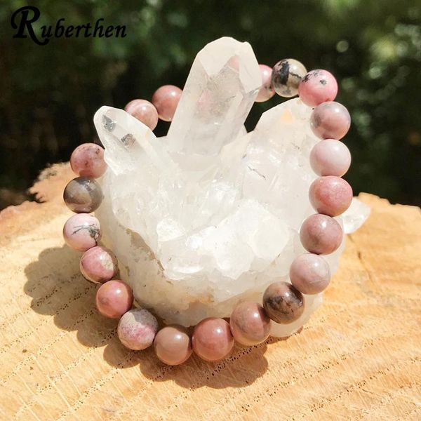 ruberthen black vein rhodonite bracelet meditation mala spirituality jewelry women wedding party natural stone beaded, strands
ruberthen black vein rhodonite bracelet meditation mala spirituality jewelry women wedding party natural stone beaded, strands