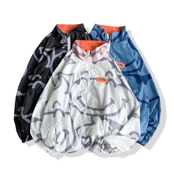 men's jackets 2021 summer thin oversize sunscreen jacket men women loose stand collar streetwear fashion hip hop windbreaker, Black;brown
men's jackets 2021 summer thin oversize sunscreen jacket men women loose stand collar streetwear fashion hip hop windbreaker, Black;brown