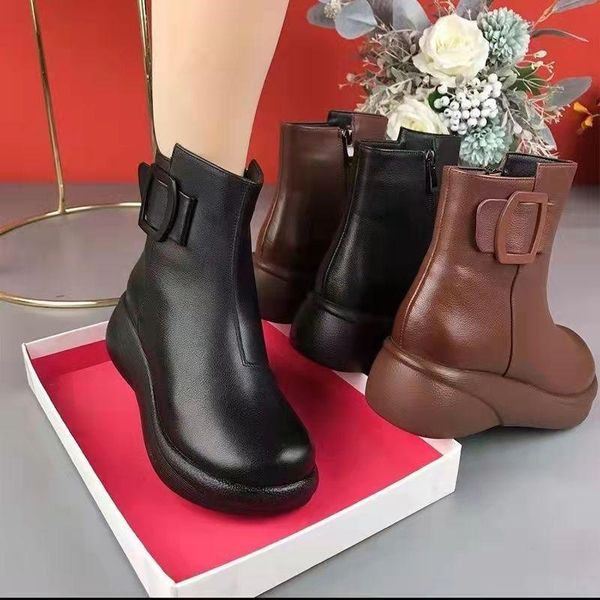 boots casual women 2021 winter fashion short boot plus velvet warm retro comfortable soft, Black
boots casual women 2021 winter fashion short boot plus velvet warm retro comfortable soft, Black