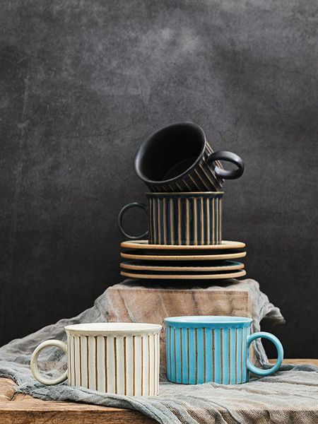 nordic coffee cup and saucer set with retro coarse pottery blue black mug ins style simple coffees tea cups & saucers
nordic coffee cup and saucer set with retro coarse pottery blue black mug ins style simple coffees tea cups & saucers