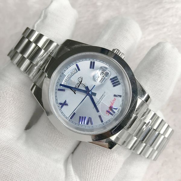 mens watch automatic mechanical watches silver strap roman numeral day-just stainless steel sapphire super luminous needles, Slivery;brown
mens watch automatic mechanical watches silver strap roman numeral day-just stainless steel sapphire super luminous needles, Slivery;brown