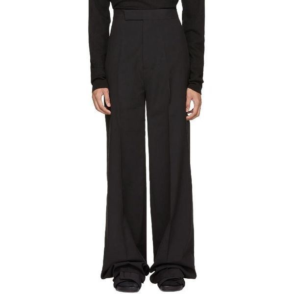 men's pants vintage men fashion streetwear loose casual straight suit pant male japan korea style trousers zipper full length midweight, Black 
men's pants vintage men fashion streetwear loose casual straight suit pant male japan korea style trousers zipper full length midweight, Black