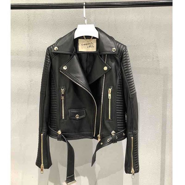 women's jackets z. autumn of motorcycle genuine female thin casual leather jacket attached to short u52b, Black;brown
women's jackets z. autumn of motorcycle genuine female thin casual leather jacket attached to short u52b, Black;brown