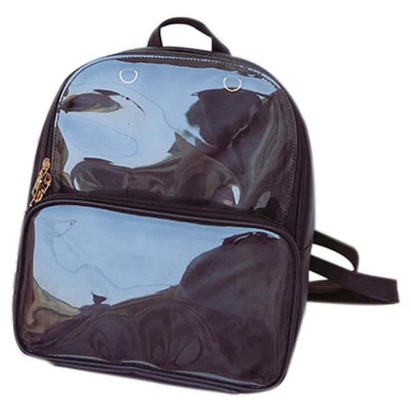 backpack cute transparent ladies pvc jelly color student bag fashion girl black
backpack cute transparent ladies pvc jelly color student bag fashion girl black