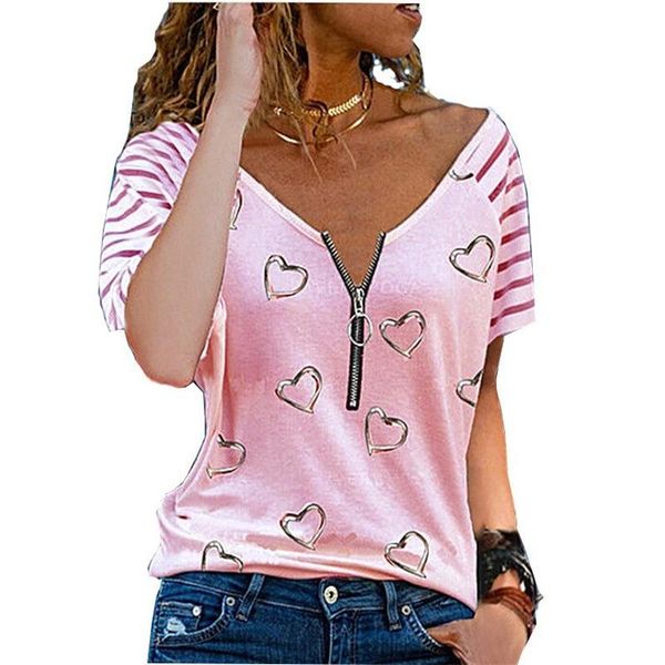 women's blouses & shirts women shirt 2021 summer blouse love printing short sleeved female zipper v neck fashion plus size, White
women's blouses & shirts women shirt 2021 summer blouse love printing short sleeved female zipper v neck fashion plus size, White
