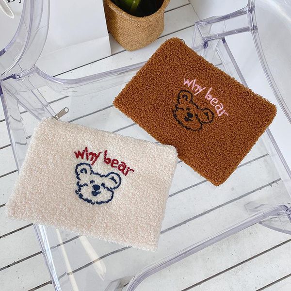 cosmetic bags & cases soft plush for women cute little bear zipper clutchs organizer toiletries wash bag travel storage makeup case
cosmetic bags & cases soft plush for women cute little bear zipper clutchs organizer toiletries wash bag travel storage makeup case
