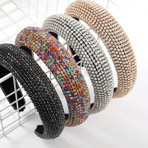 fashion alloy rhinestone wide side sponge design elegant temperament style ladies headband hair accessories clips & barrettes, Golden;silver
fashion alloy rhinestone wide side sponge design elegant temperament style ladies headband hair accessories clips & barrettes, Golden;silver
