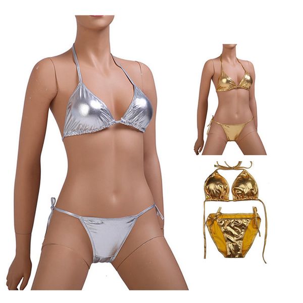 mozaic golden bikini 2 stuks set women lacquer exotic lingerie bandage biquini badpak shiny sukumizu pu t-back gstring, Black;pink
mozaic golden bikini 2 stuks set women lacquer exotic lingerie bandage biquini badpak shiny sukumizu pu t-back gstring, Black;pink