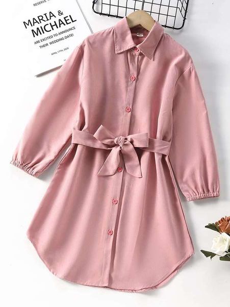 girls bishop sleeve belted shirt dress she, Red;yellow
girls bishop sleeve belted shirt dress she, Red;yellow