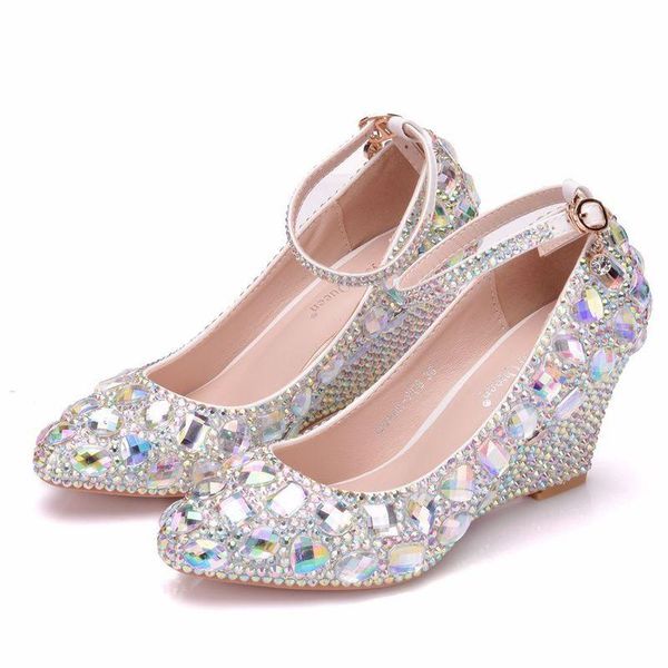 dress shoes 2021 spring autumn casual wedges high-heeled women pumps wedding party banquet pu rhinestones buckle strap 8cm shallow, Black
dress shoes 2021 spring autumn casual wedges high-heeled women pumps wedding party banquet pu rhinestones buckle strap 8cm shallow, Black