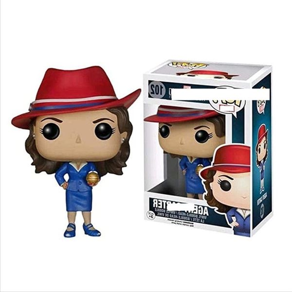 83funko pop model around animation agent carter