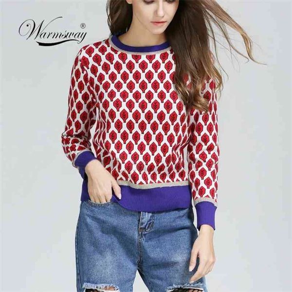 women vintage red leaf jacquard warm sweaters long sleeve o-neck lurex christmas pullovers autumn knitted retro c-014 210805, White;black
women vintage red leaf jacquard warm sweaters long sleeve o-neck lurex christmas pullovers autumn knitted retro c-014 210805, White;black