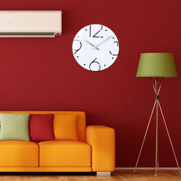 wall clocks creative acrylic clock simple arabic numerals with silent movement ldgz-002(white)
wall clocks creative acrylic clock simple arabic numerals with silent movement ldgz-002(white)