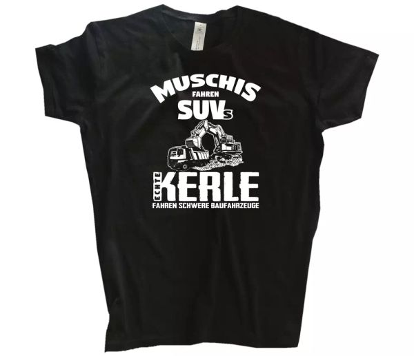 muschis driving suvs- real guys heavy construction machine t-shirt s-3xl, White;black
muschis driving suvs- real guys heavy construction machine t-shirt s-3xl, White;black