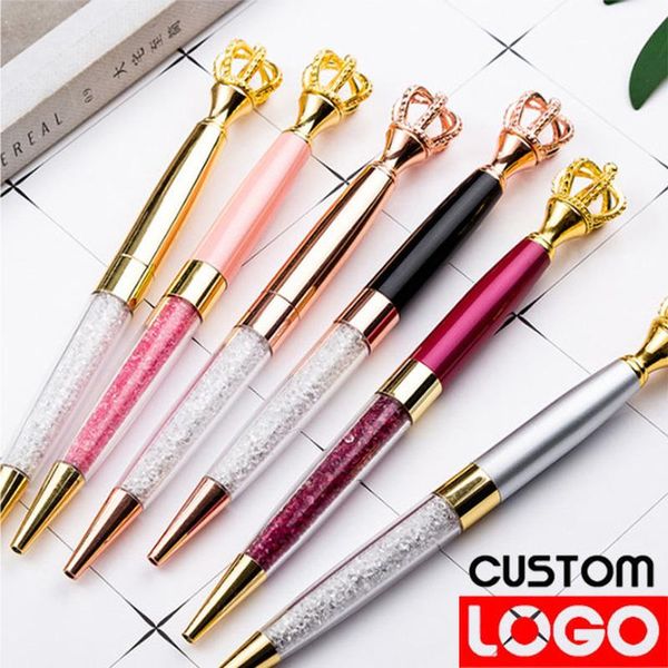 ballpoint pens 1pc fashion diamond crown metal pen writing stationery office school custom gift company logo name, Blue;orange
ballpoint pens 1pc fashion diamond crown metal pen writing stationery office school custom gift company logo name, Blue;orange