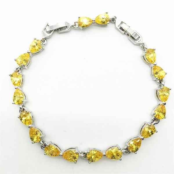 women fashion jewelry bracelets white gold filled zircon yellow stone lady's bracelet bowknot design for ol arrival link, chain, Black
women fashion jewelry bracelets white gold filled zircon yellow stone lady's bracelet bowknot design for ol arrival link, chain, Black