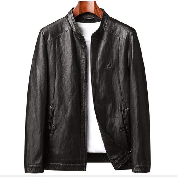 men's leather & faux pu leather jacket, brand clothing, zipper, collar coat, leisure, motorcycle, autumn and winter, Black
men's leather & faux pu leather jacket, brand clothing, zipper, collar coat, leisure, motorcycle, autumn and winter, Black