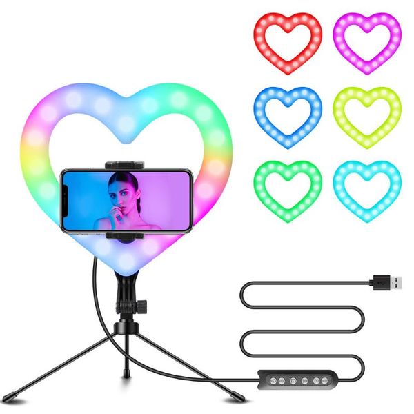 flash heads rgb selfie ring light with stand tripod pography studio lamps heart shaped fill for video live youtube makeup
flash heads rgb selfie ring light with stand tripod pography studio lamps heart shaped fill for video live youtube makeup