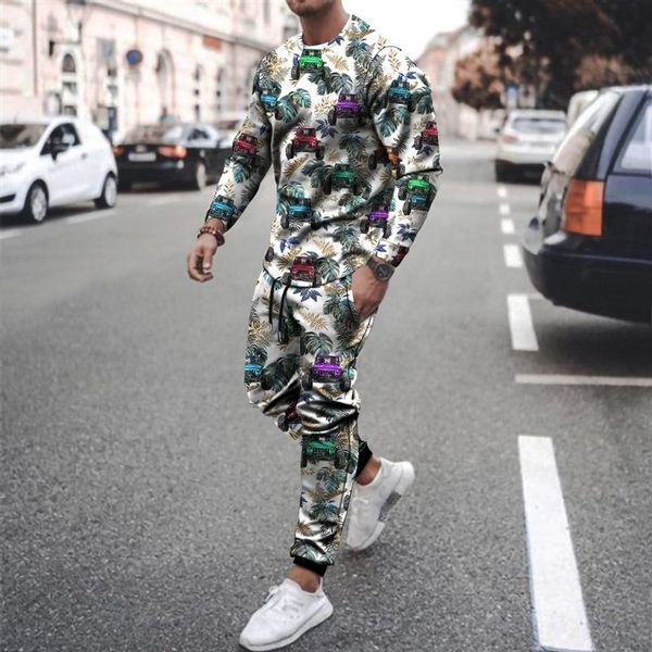 men's tracksuits casual wear long sleeve + pants two pieces of 3d printing sportswear sports shirt fitness clothing, Gray
men's tracksuits casual wear long sleeve + pants two pieces of 3d printing sportswear sports shirt fitness clothing, Gray