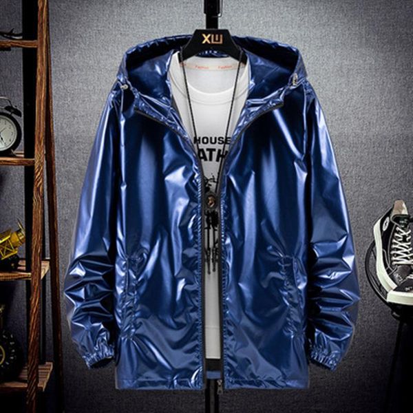 men's hoodies & sweatshirts shiny jacket laser hooded harajuku oversized waterproof sunscreen windbreaker coat zipper autumn jaqueta, Black
men's hoodies & sweatshirts shiny jacket laser hooded harajuku oversized waterproof sunscreen windbreaker coat zipper autumn jaqueta, Black