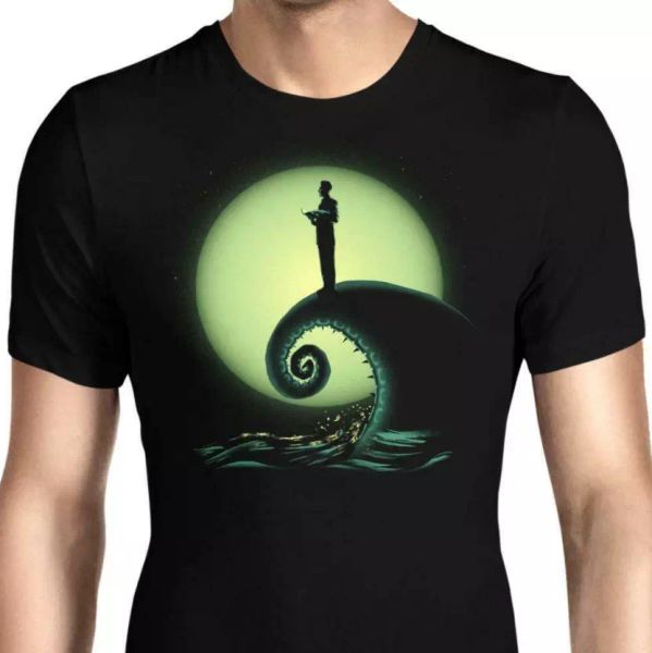 r1 the call before christmas cthulhu night before xmas movie parody black tshirt, White;black
r1 the call before christmas cthulhu night before xmas movie parody black tshirt, White;black