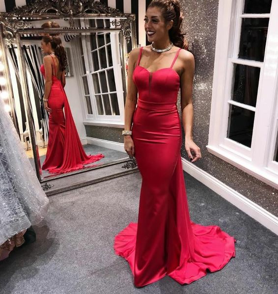 party dresses long mermaid red spaghetti prom custom made backless satin evening gowns dress for women, White;black
party dresses long mermaid red spaghetti prom custom made backless satin evening gowns dress for women, White;black