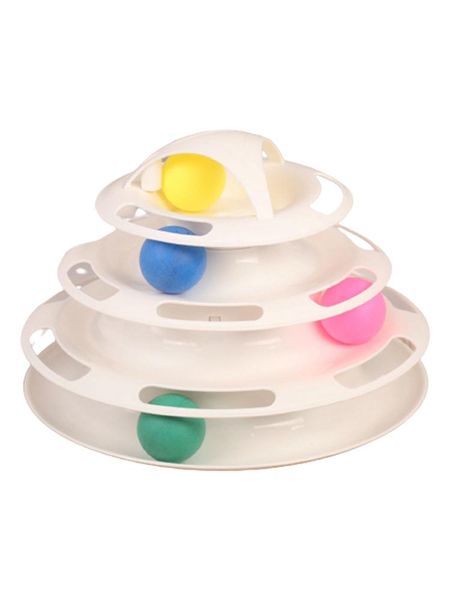 cat toys three levels pet intelligence amusement triple disc toy tower tracks ball training plate cute
cat toys three levels pet intelligence amusement triple disc toy tower tracks ball training plate cute